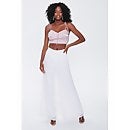 Smocked Self-Tie Cropped Cami - M