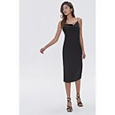 Satin Cowl-Neck Slip Dress - M