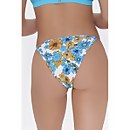 Floral Print String Bikini Bottoms - XL
