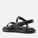 Proenza Schouler Pipe Double Strap Leather Sandals - UK 4