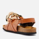 JW Anderson Women's Chain Leather Flat Sandals - Elah - UK 3