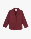 Men's Classic Cotton Pyjama Top - Plum