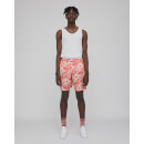 Hazy Daisy Long Pyjama Shorts - Rust