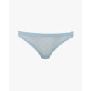 Diamond Mesh Mini Briefs - Spring Blue