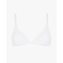 Tiny Triangle Bikini Top - White
