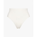 Rib Seamfree High Waist Briefs - Ivory