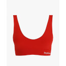 Semi Sheer Seamfree Crop Top - Poppy