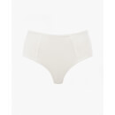 Cotton Jersey Deconstructed Briefs - Milk
