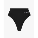Semi Sheer Seamfree Thong - Black