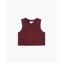 Deconstructed Crop Top - Plum