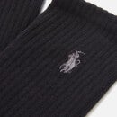 Polo Ralph Lauren Men's 6 Pack Crew Socks - Black