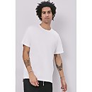 High-Low Vented Crew Neck Tee - XL