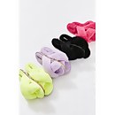 Faux Fur Crisscross Slippers - 7