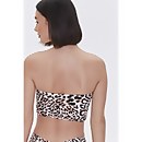 Leopard Print Bikini Top - S