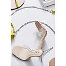 Translucent Lucite Stiletto Heels - 8