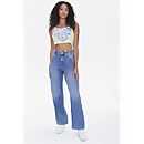 Cargo Straight-Leg Jeans - S