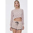 Active Cheetah Print Crop Top