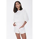 Kendall & Kylie Linen-Blend Shorts - L