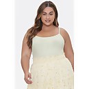 Plus Size Basic Organically Grown Cotton Cami - 18