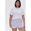 Plus Size Basic Organically Grown Cotton Hot Shorts - 22