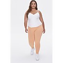 Plus Size Basic Organically Grown Cotton Leggings - 18