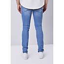 Premium Distressed Slim-Fit Jeans - 31