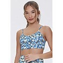 Floral Print Sports Bra - XS