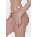 Floral Print Cheeky Bikini Bottoms - XL