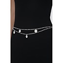 Daisy Charm Layered Hip Belt