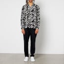 Officine Générale Men's Zebra Print Shirt - Black/White - M