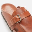 Grenson Men's Dale Leather Mules - Tan Handpainted