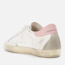 Golden Goose Women's Superstar Leather Trainers - White/Ice/Light Pink - UK 7