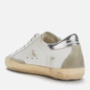 Golden Goose Women's Superstar Leather Trainers - White/Ice/Orchid Pink - UK 8