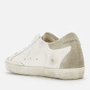 Golden Goose Women's Superstar Leather Trainers - White/Ice/Red - UK 6