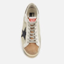 Golden Goose Men's Superstar Leather Trainers - Ice/White/Brown - UK 7