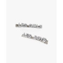 Hair Clips Pair Silver