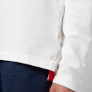 Orlebar Brown Men's Felix Gt Tape Long Sleeve Polo Shirt - Cloud - S