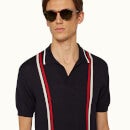 Orlebar Brown Men's Horton Gt Stripe Polo Shirt - Navy - S