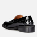 Ganni Women's Patent Leather Loafers - Black