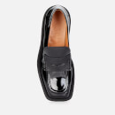 Ganni Women's Patent Leather Loafers - Black