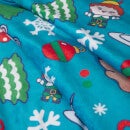 Elf Story Time Fleece Blanket