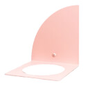 Peg & Board Arc Planter & Pot - Blush Pink