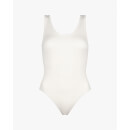 Rib Seamfree Bodysuit -Ivory
