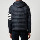 Thom Browne Men's 4-Bar Downfill Quilted Jacket - Navy - 2/M