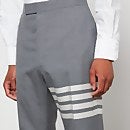 Thom Browne Men's 4-Bar Classic Backstrap Trousers - Med Grey - 5/XXL