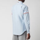 Thom Browne Men's Elastic Tricolour Oxford Shirt - Light Blue - 1/S