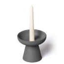 AERY Porcini Candle Holder - Charcoal - Medium