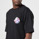 Camiseta extragrande de peso pesado unisex de los Cazafantasmas Roast Him - Negro