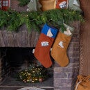 Fabelab Christmas Stocking - Drum embroidery - Cinnamon