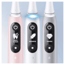 Oral-B iO6 White Alabaster & Pink Sand Electric Toothbrush Duo Pack